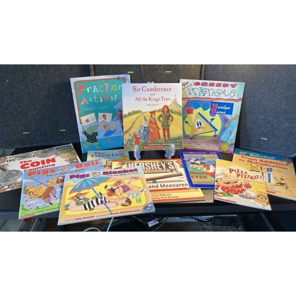 Other - Lot Of 11 Elementary Math Scholastic Teaching Read Alouds Teacher 1st 2nd 3rd